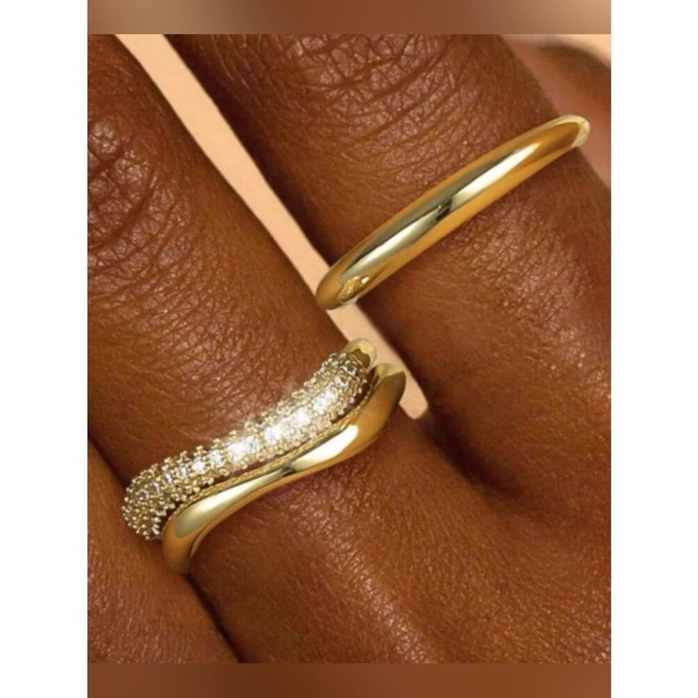 Gold Stackable Women's Ring M660